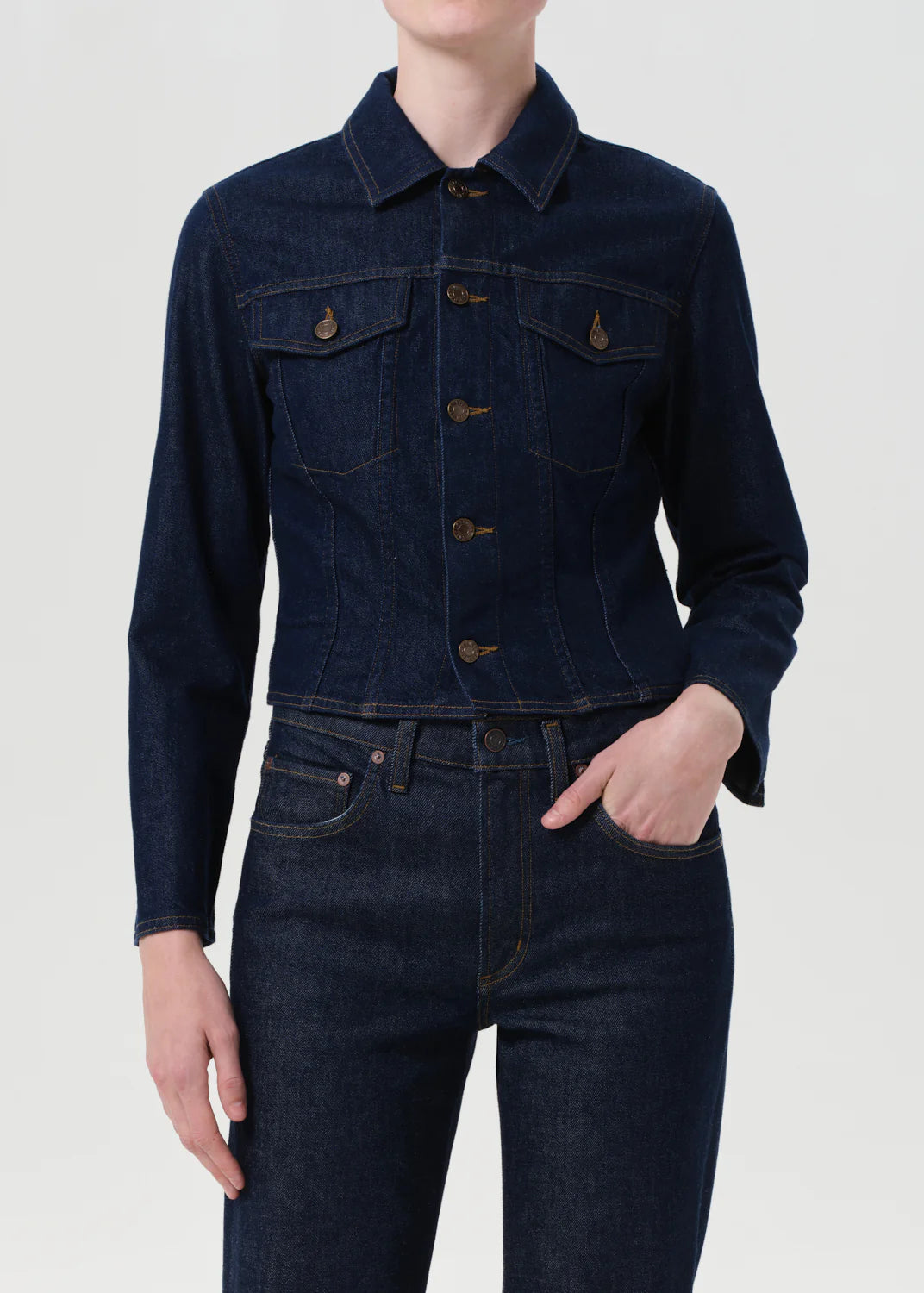 Contoured Jacket- Rinse