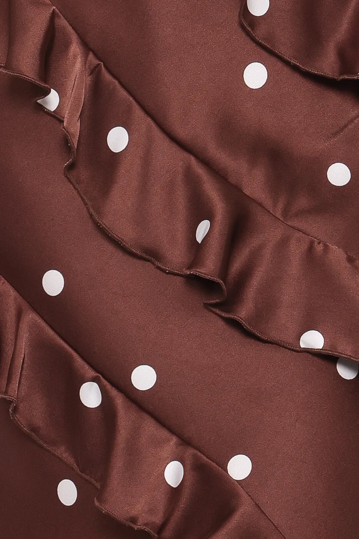 Ciao Satin Ruffle Maxi