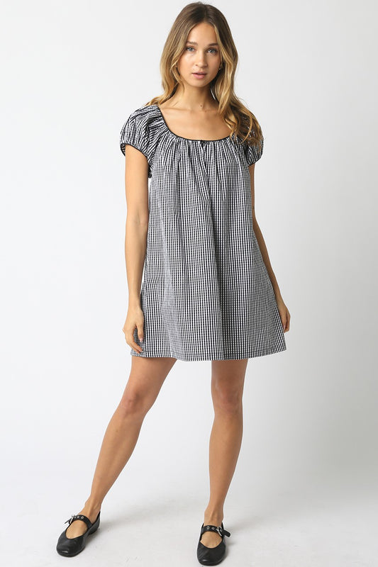 Gentle Stroll Gingham Dress