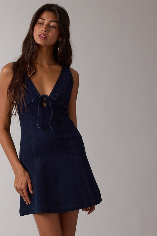 Beyond Midnight Denim Dress