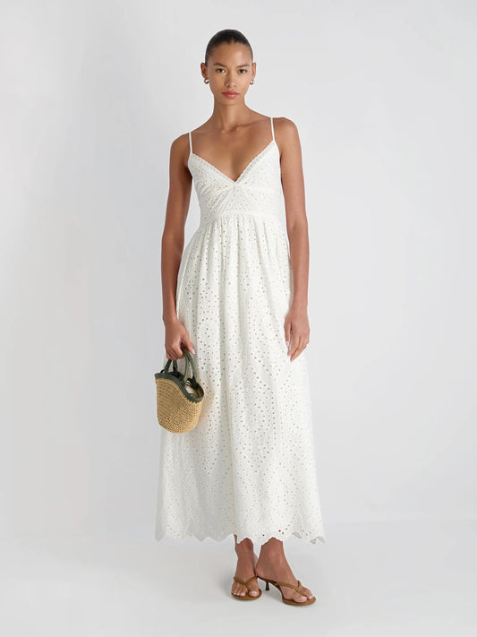 Trini Eyelet Maxi Dress