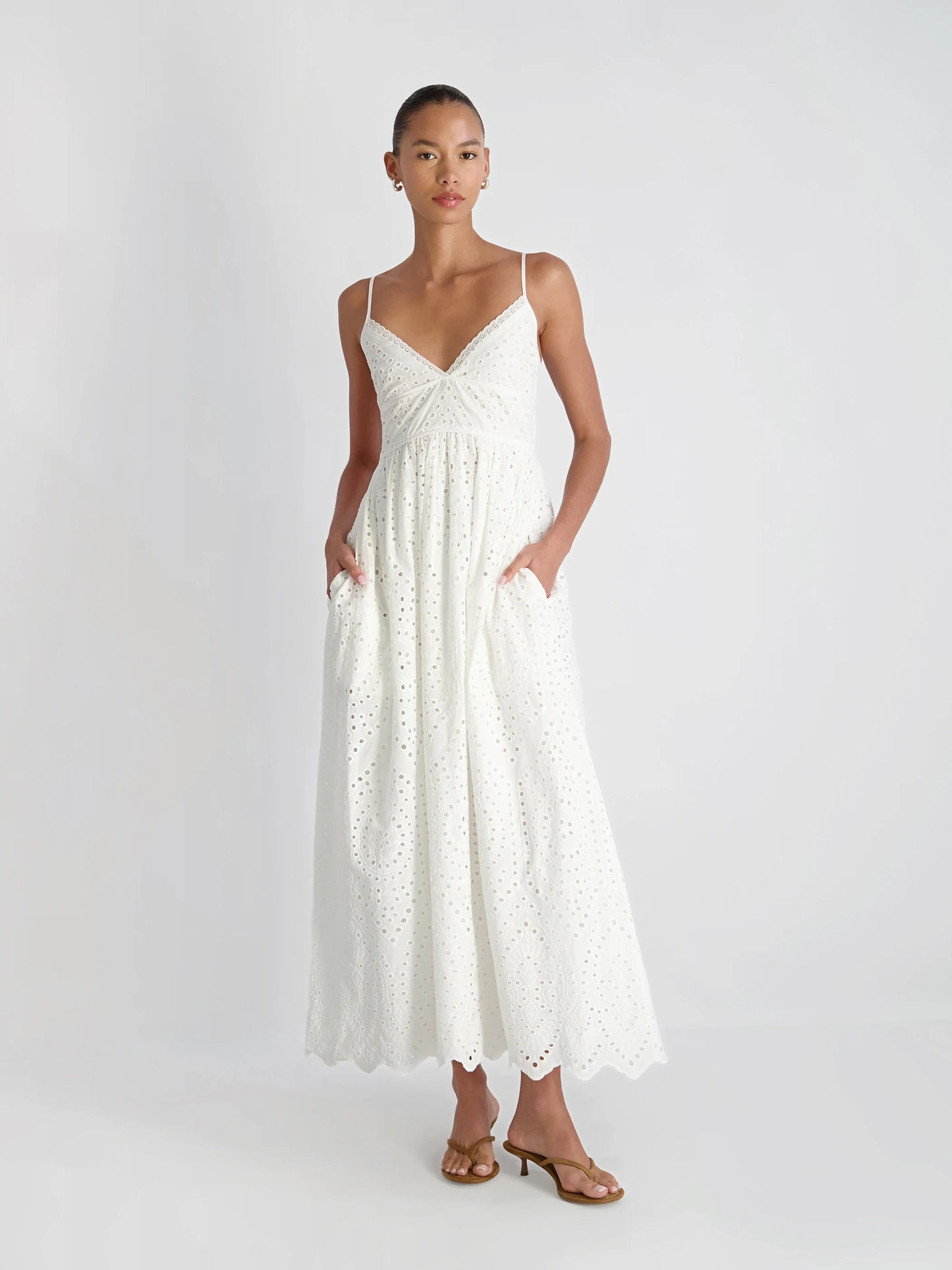 Trini Eyelet Maxi Dress