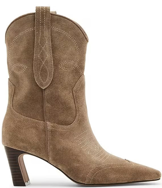 Josefine Suede Western Boot