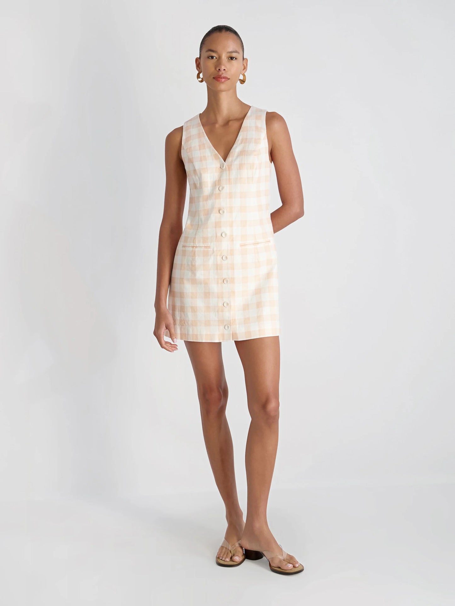 Aspen Gingham Mini Dress