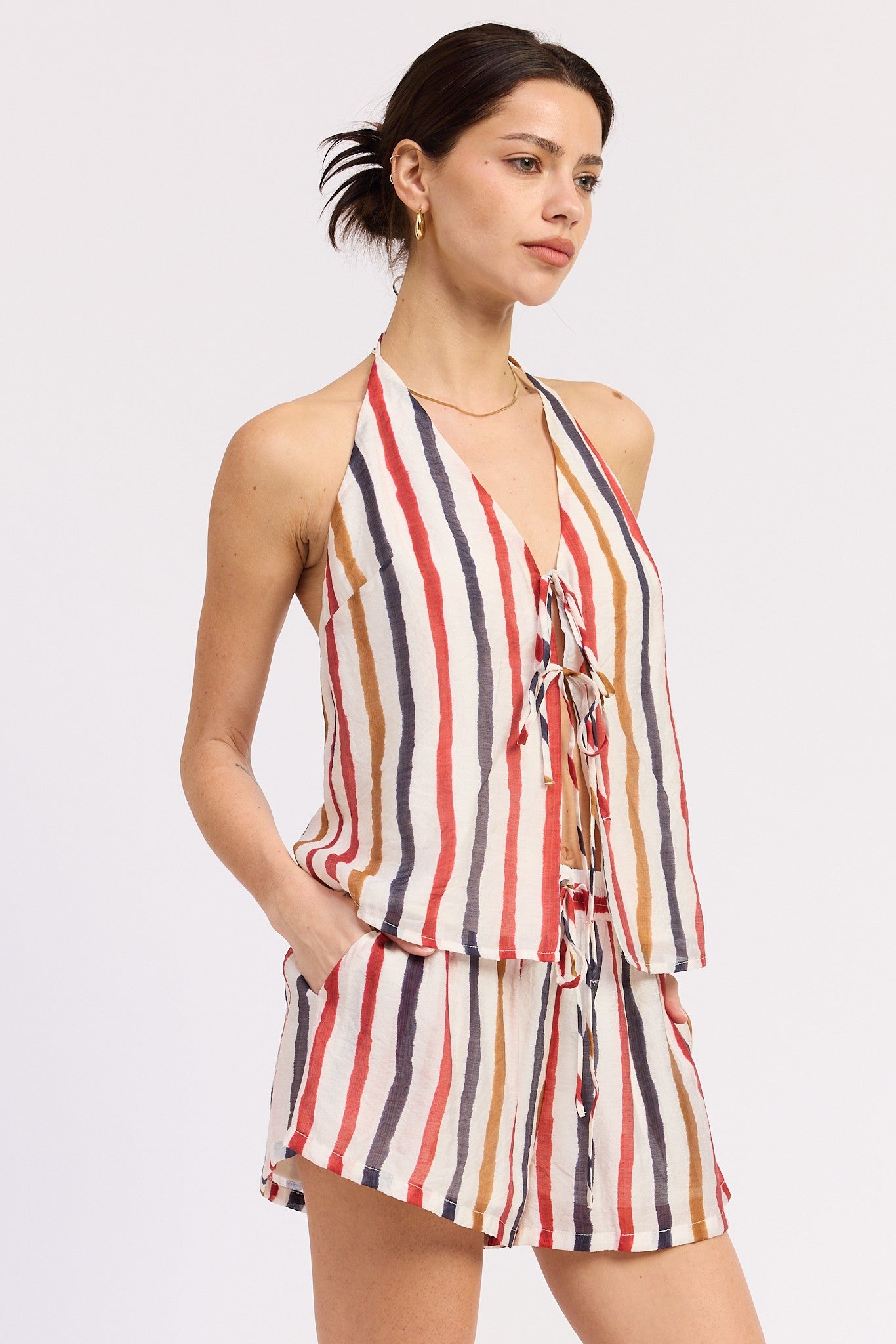 Summer Liberty Tie Top