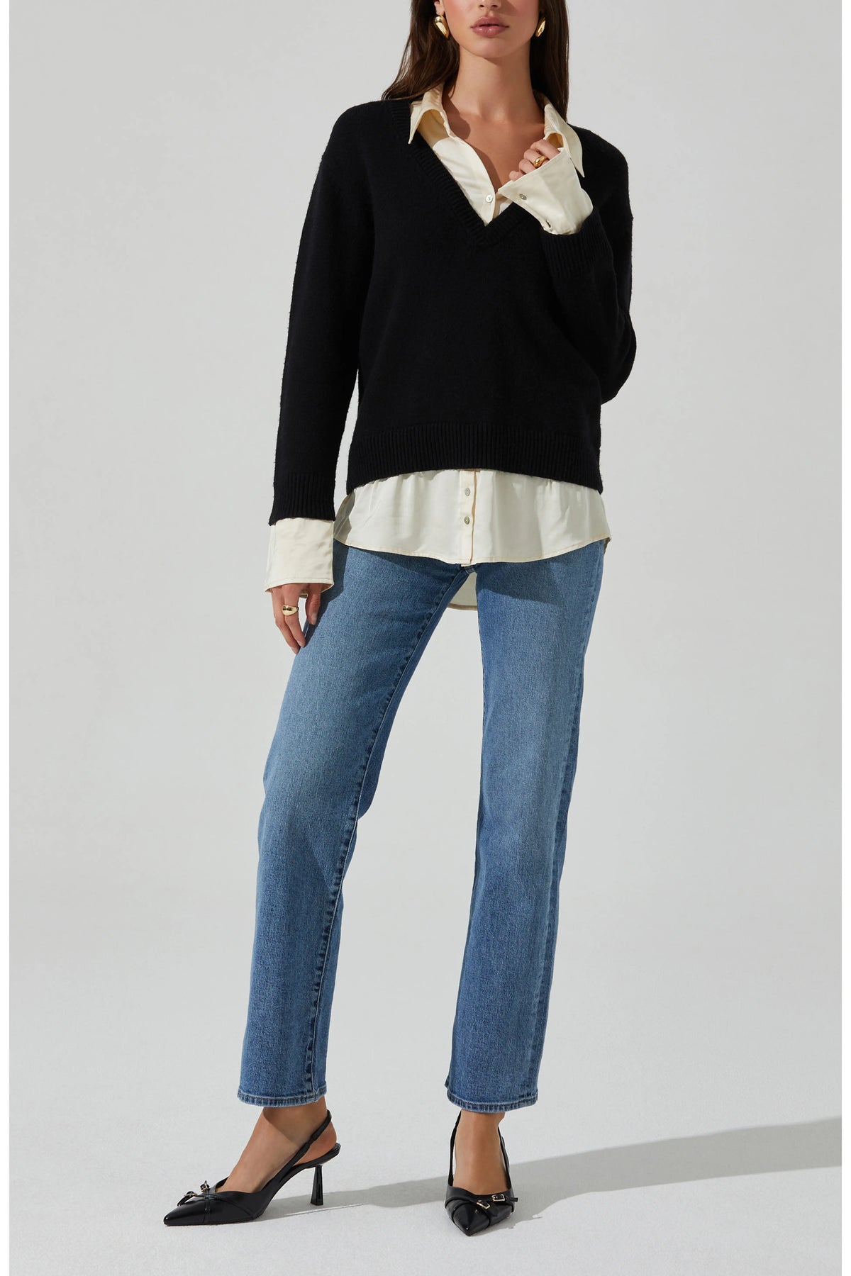 Jianna Layered Sweater