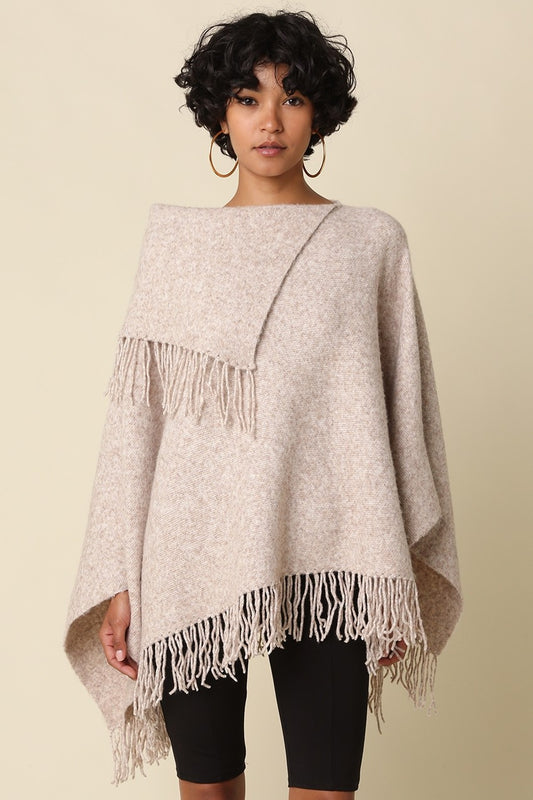 Fireside Fringe Poncho (Pre-Order)