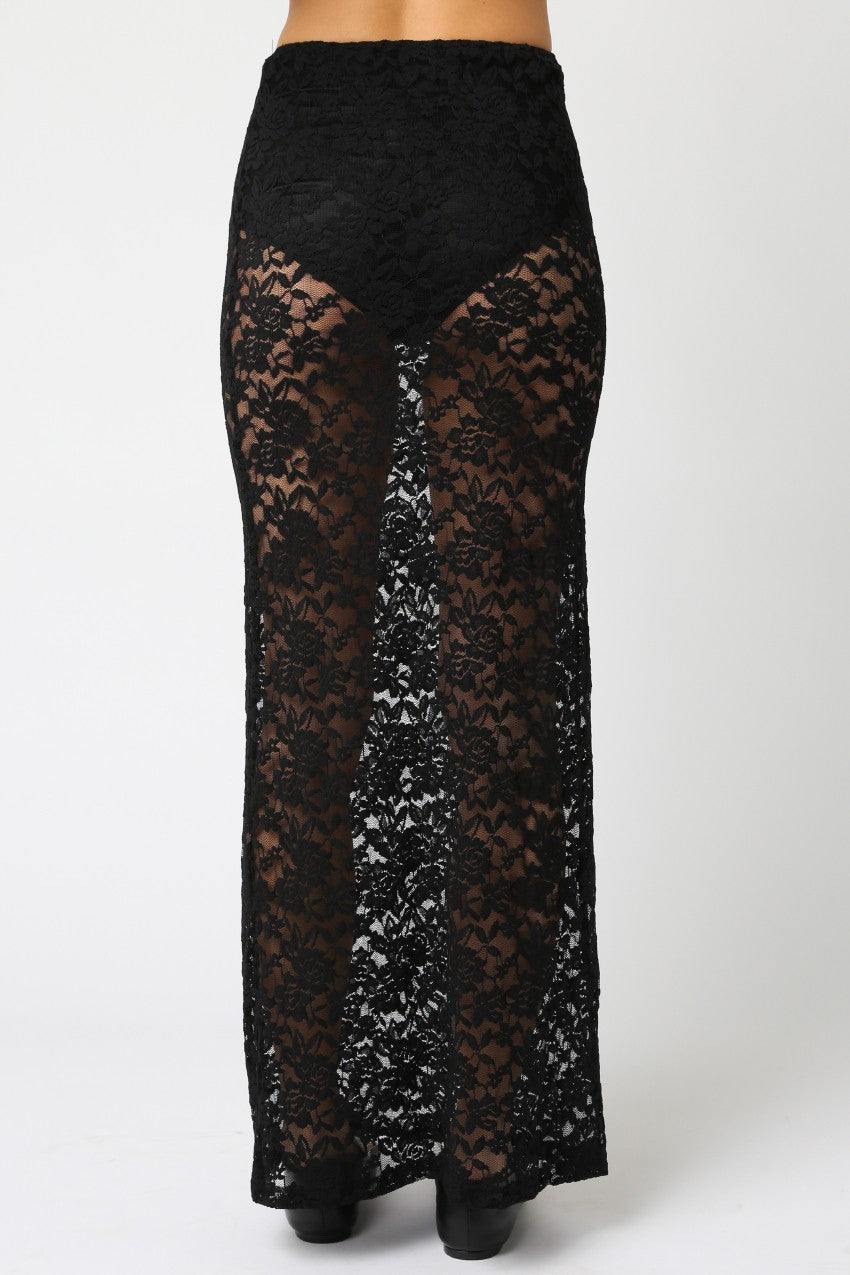 Better Half Lace Maxi Skirt