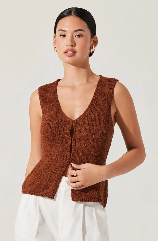 Taimi Crochet Vest