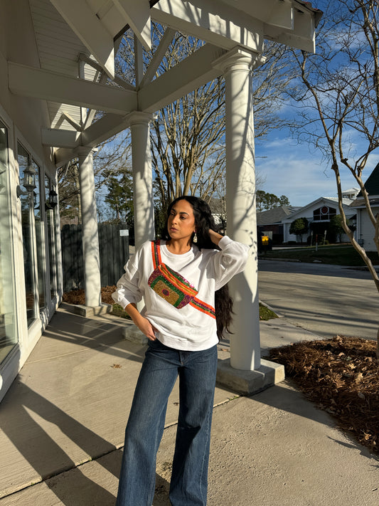 Mardi Gras Fanny Pack Sweatshirt