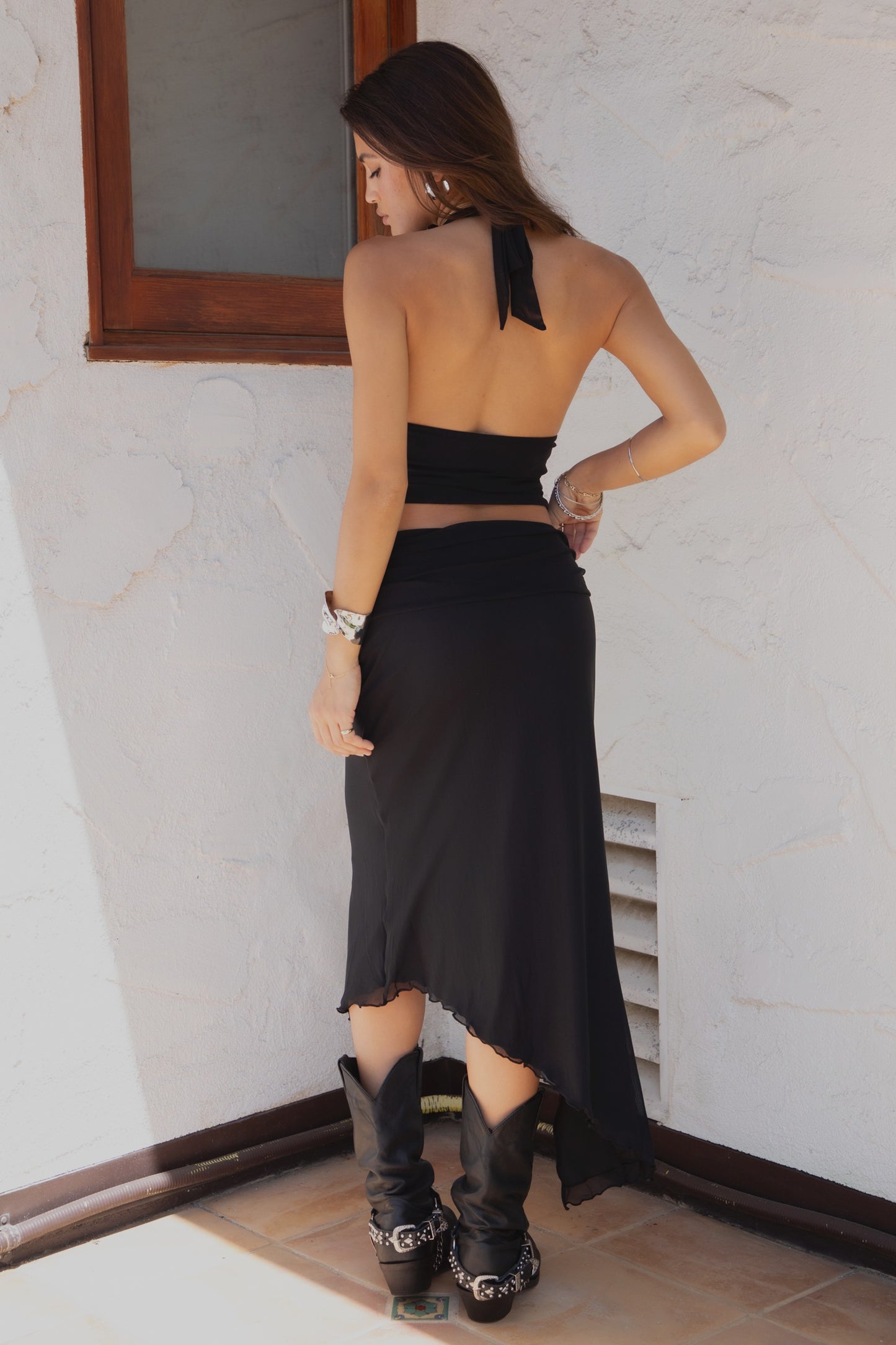 Race My Mind Maxi Skirt