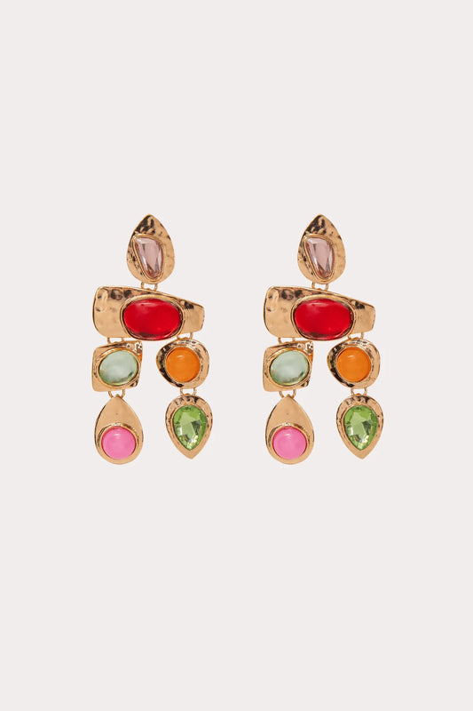 Multi Stone Earrings