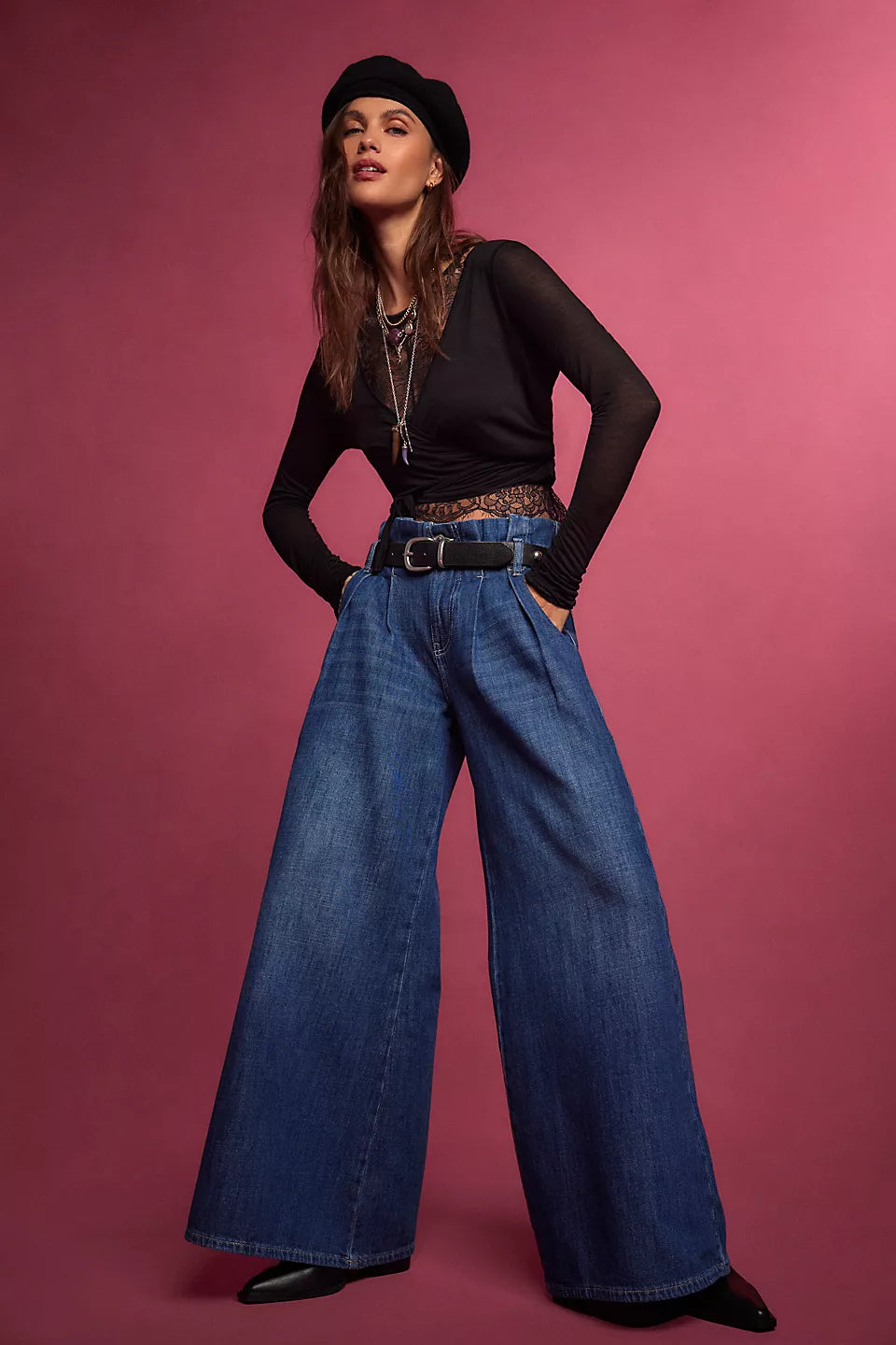 Forager Super Wide-Leg Jeans