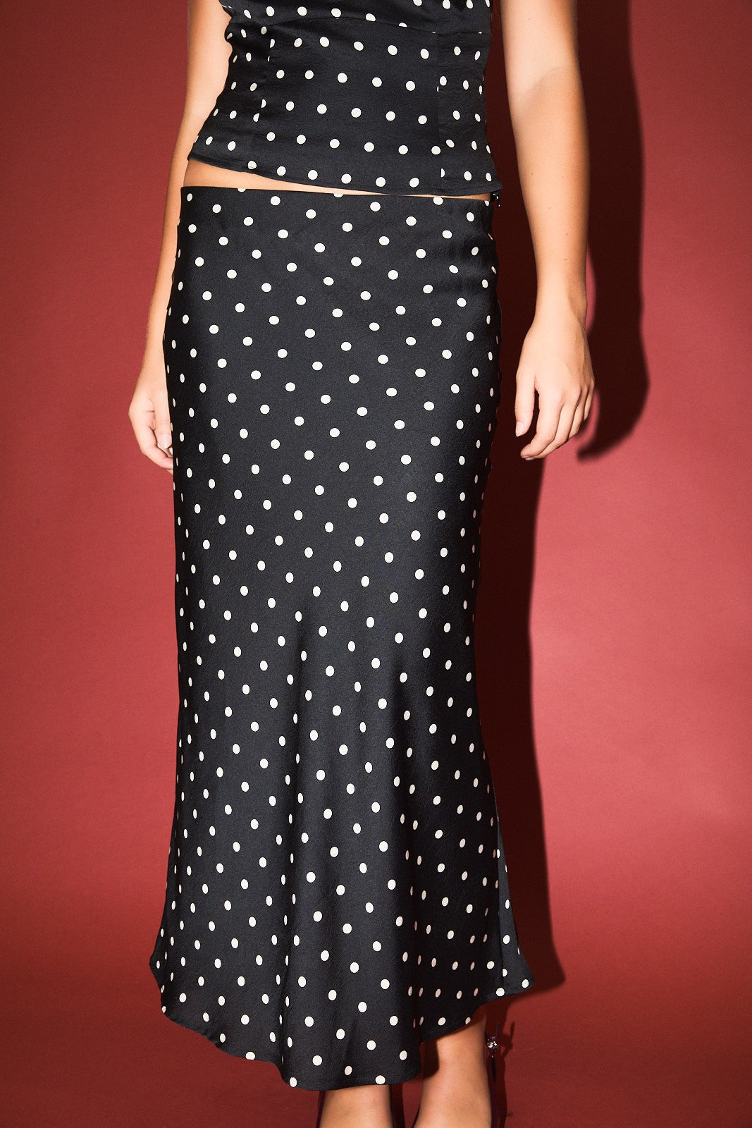 Dot & Dash Maxi Skirt