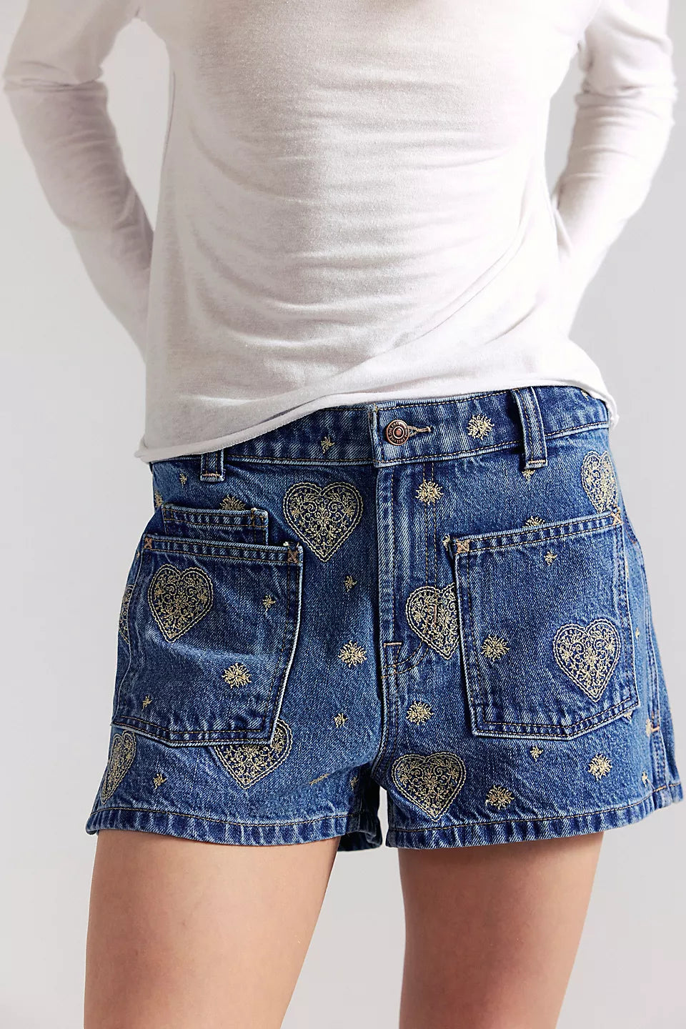 Bettie Embroidered Shorts