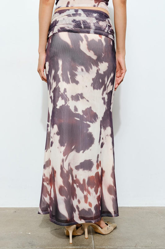 Spotted In Style Maxi Skirt