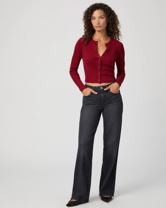 Tatum Wide Leg Jean - Ink Black