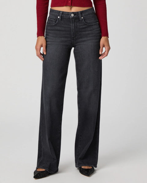 Tatum Wide Leg Jean - Ink Black