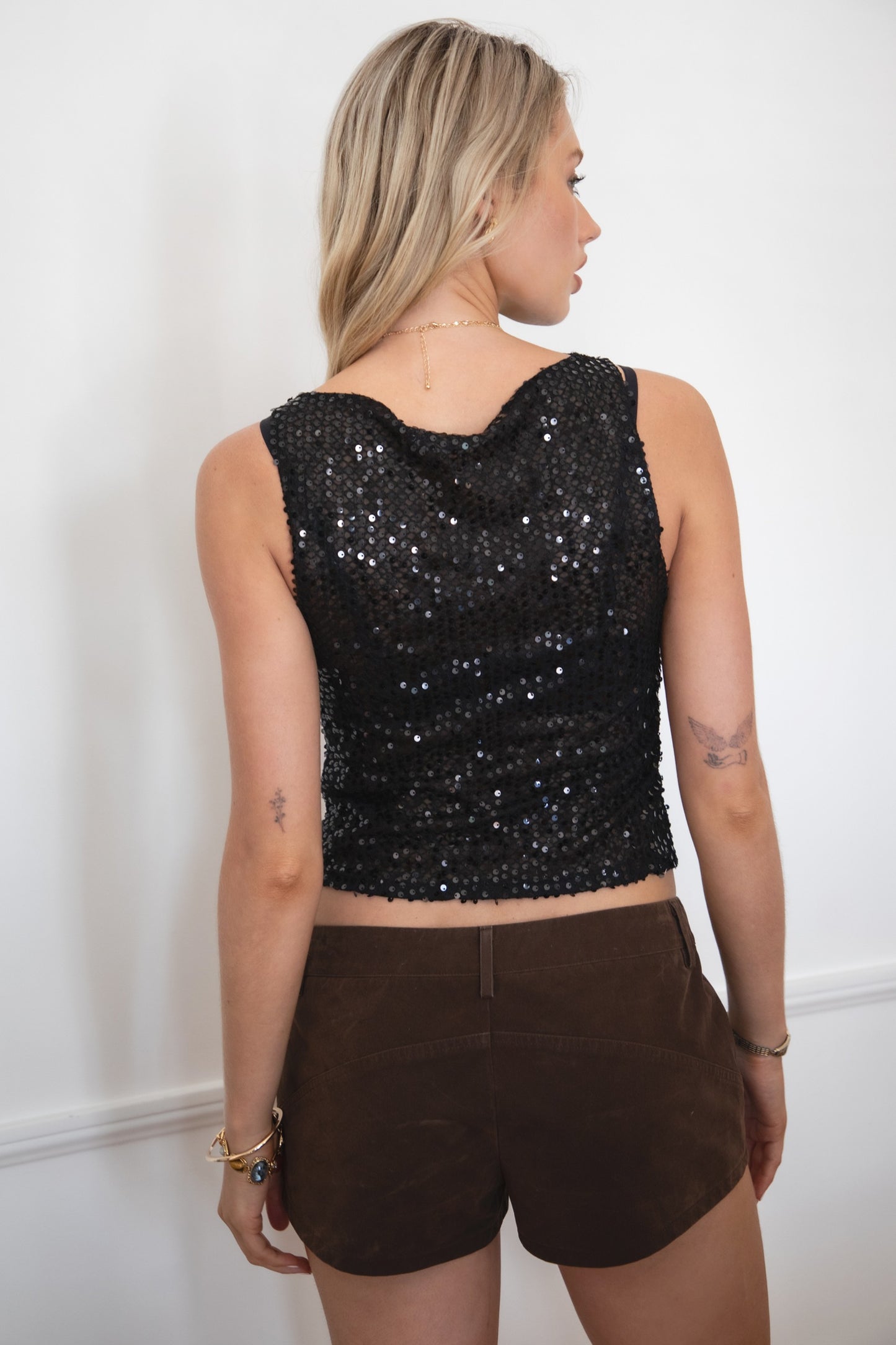 Sheer Luck Sequin Top