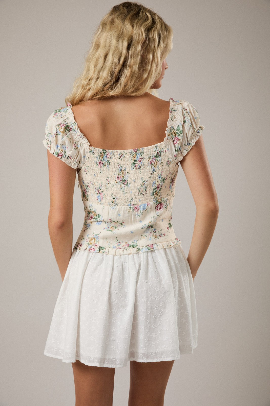 Rose Serenade Mini Dress