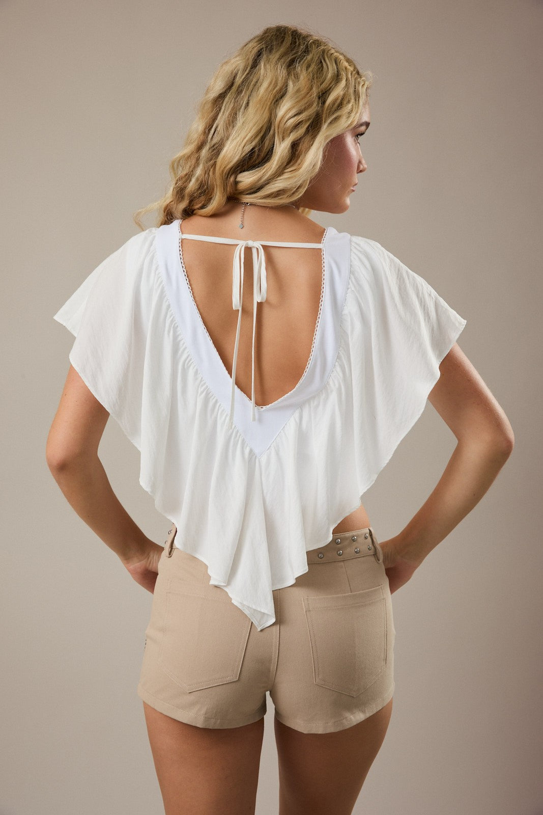 Celeste Ruffle Top