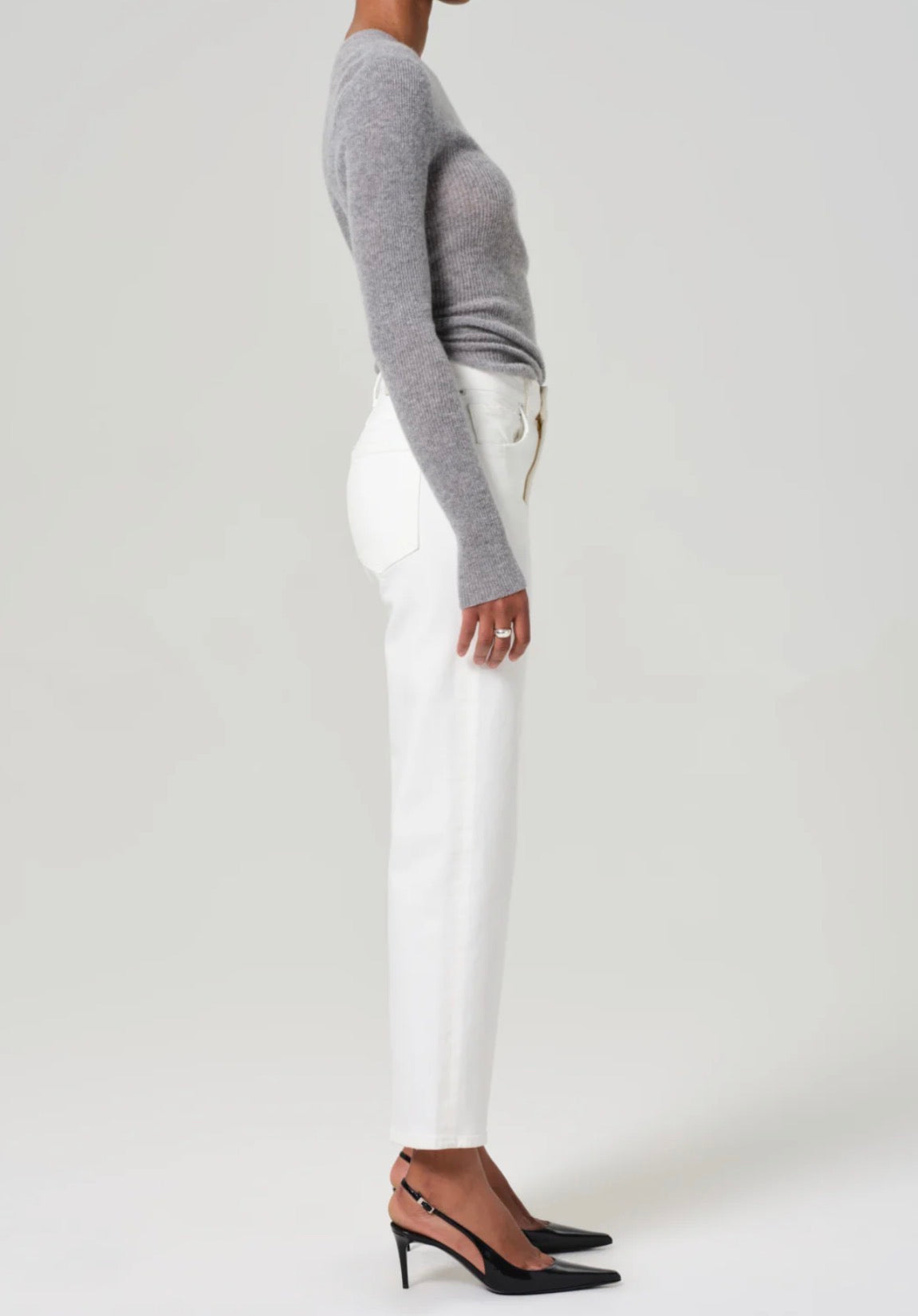 Palma Straight Jean- Soft White