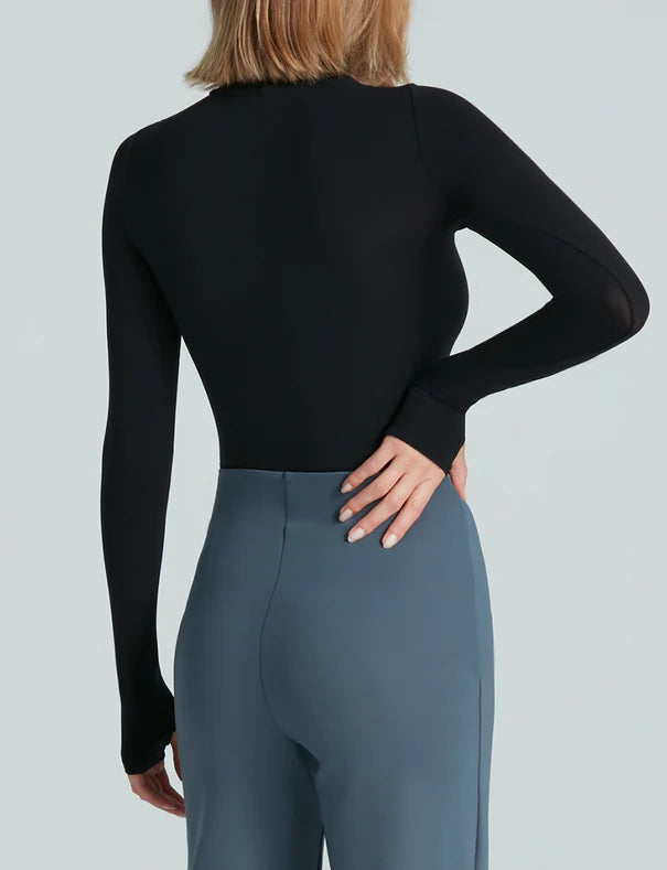 Ballet Body Turtleneck Long Sleeve Top