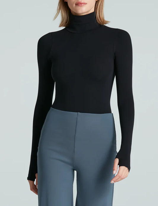 Ballet Body Turtleneck Long Sleeve Top