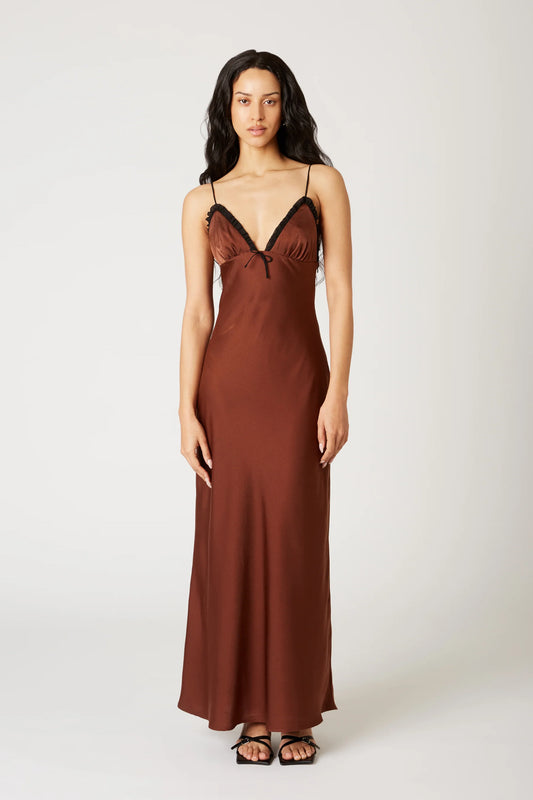 Camille Dress- Chocolate
