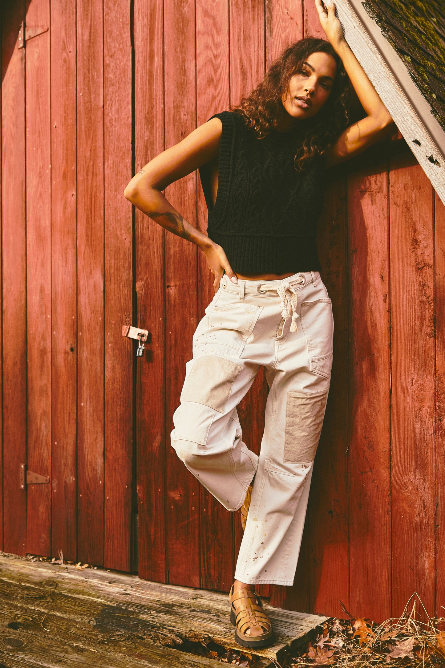 Moxie Low-Slung Barrel Jeans