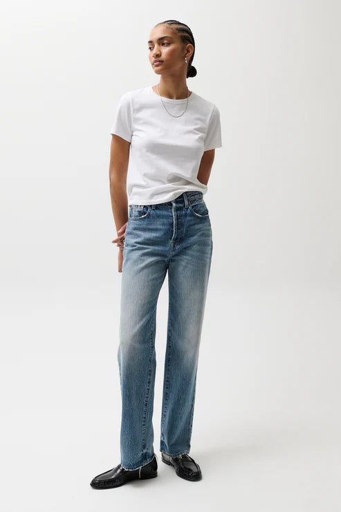 Cassie High Rise Straight Jean - Serpentine Vintage