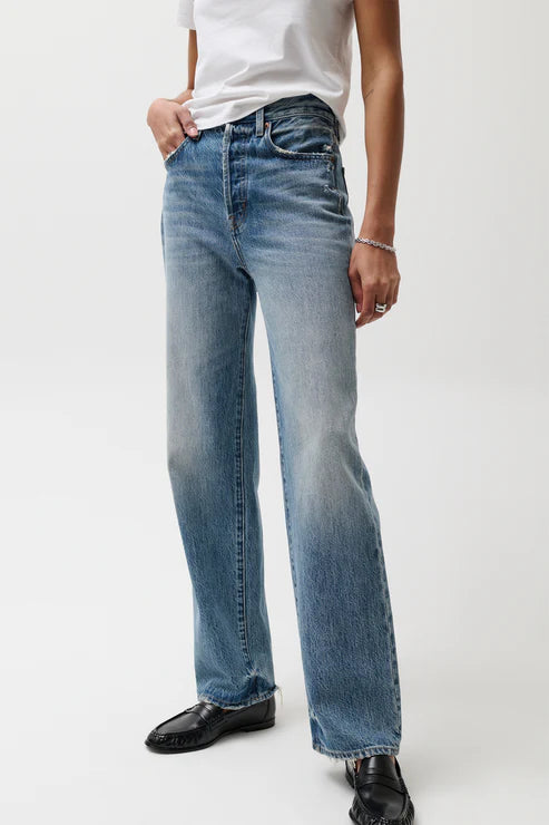 Cassie High Rise Straight Jean - Serpentine Vintage