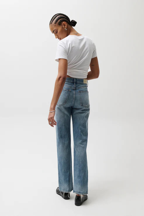 Cassie High Rise Straight Jean - Serpentine Vintage