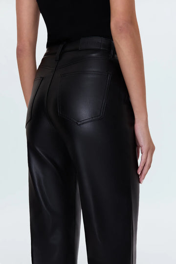 Cassie Super High Rise Straight - Onyx