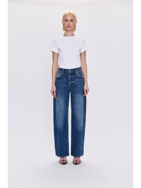 Tate High Rise Bowed Wide Leg - Fulton