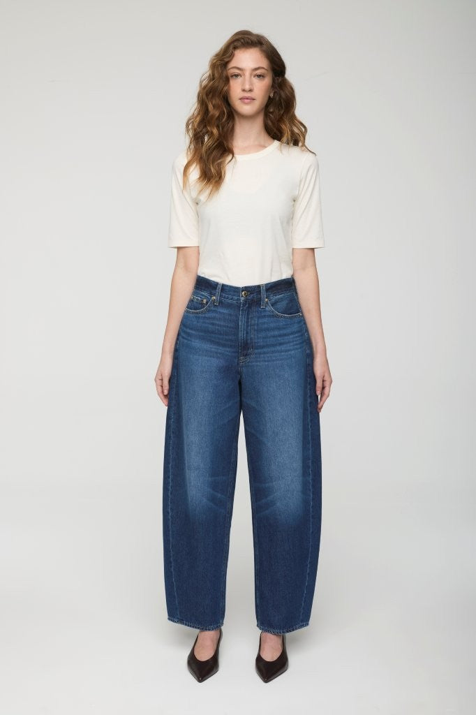 Sacha High Rise Relaxed Barrel - Nile