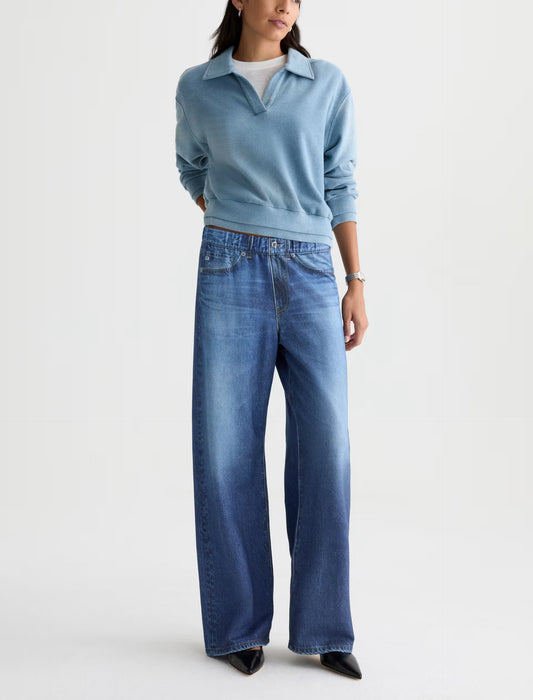 Adria Off-Duty Denim Sweatpant - After Hours