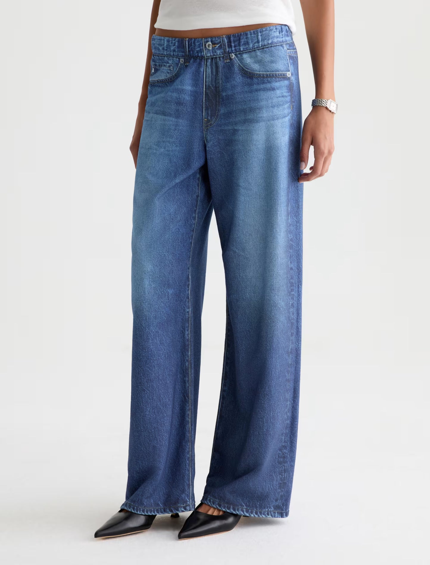 Adria Off-Duty Denim Sweatpant - After Hours