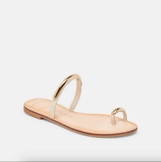 Wink Sandals - Bone Leather