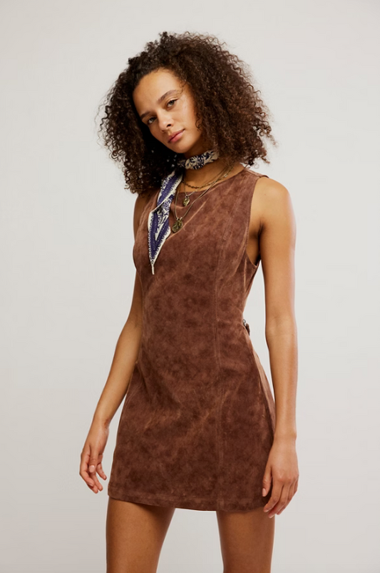Atlas Suede Mini Dress