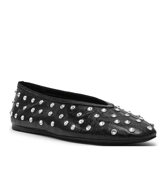 Leni Rhinestone Ballet Flat