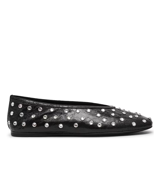 Leni Rhinestone Ballet Flat