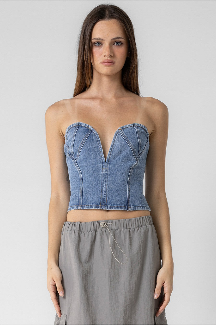 Robbie Denim Top