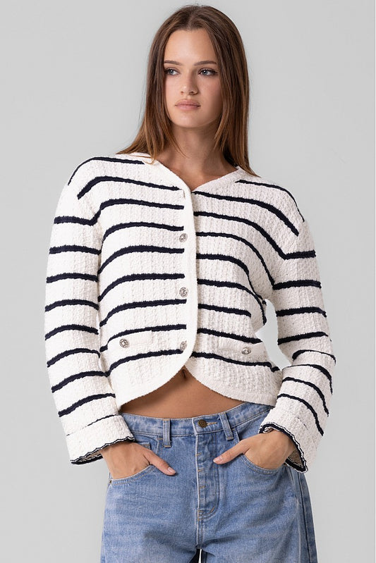 Swiss Striped Sweater