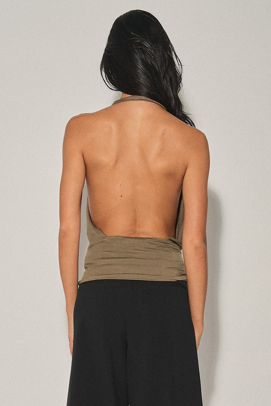 Eliana Draped Halter Neck