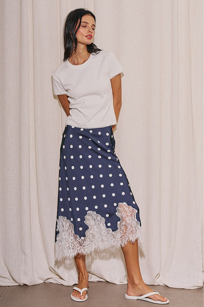 Portofino Nights Midi Skirt