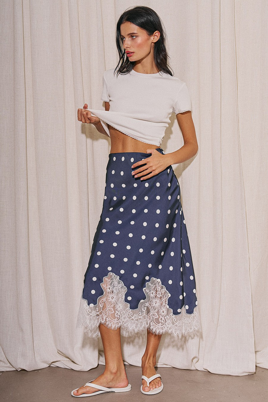 Portofino Nights Midi Skirt