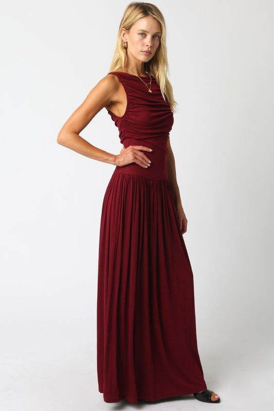 Merlot Hour Maxi Dress