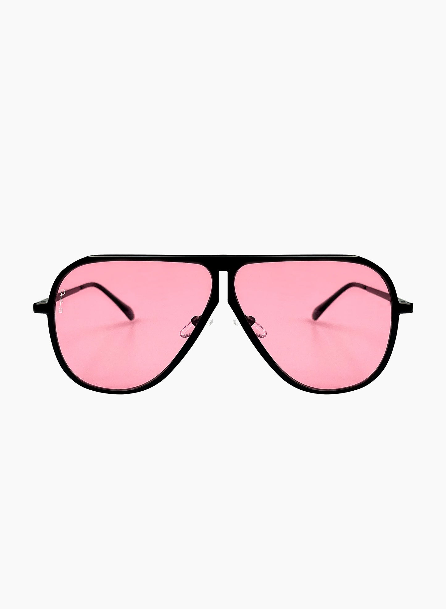 Ava Aviators - Black/Pink