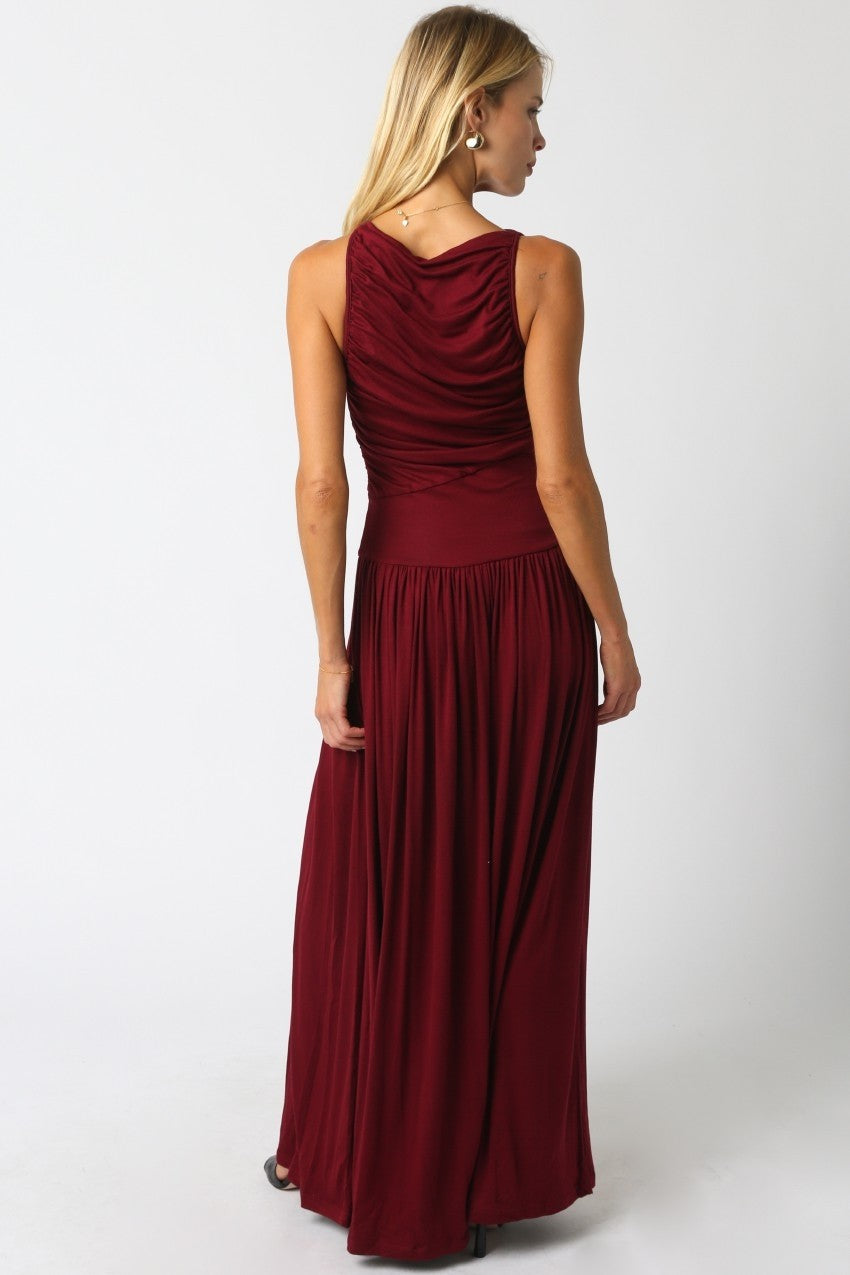 Merlot Hour Maxi Dress